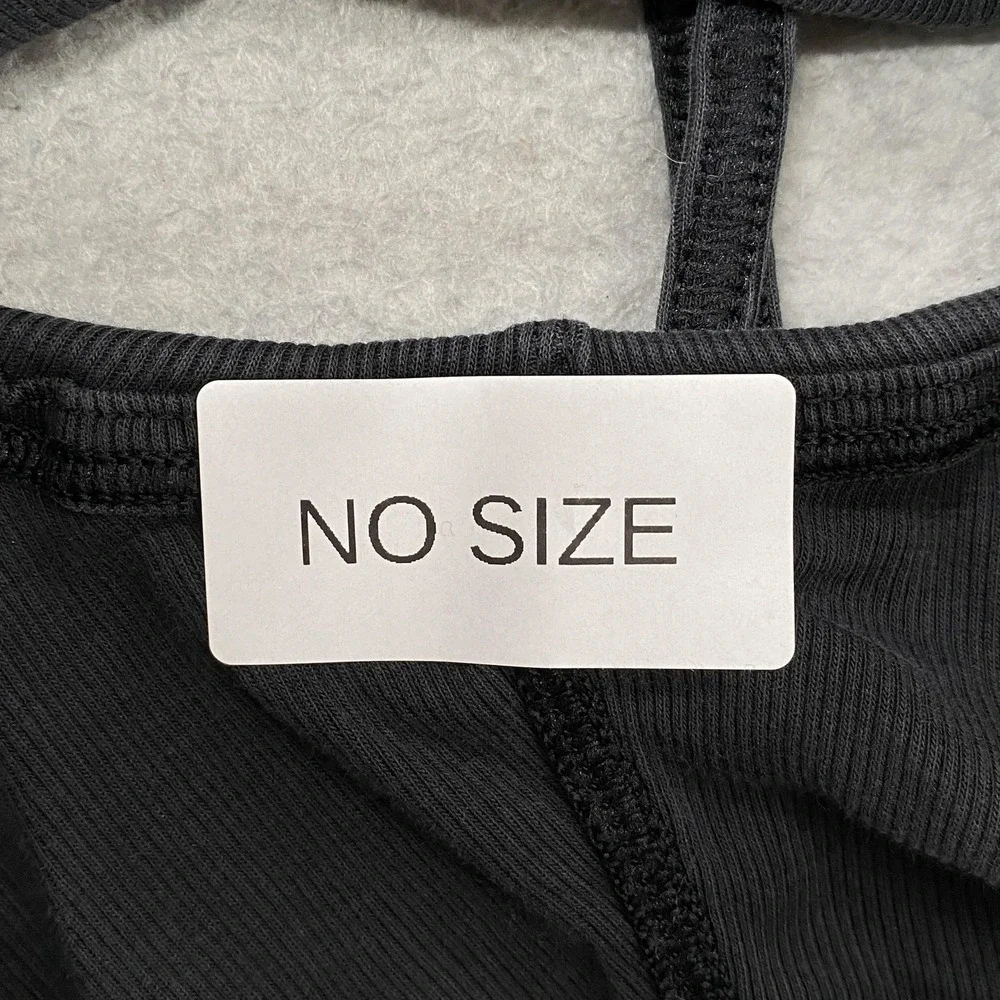 Lululemon Crop Long‎ Sleeve Shirt Womens 10 Medium Black Open Back Yoga Workout